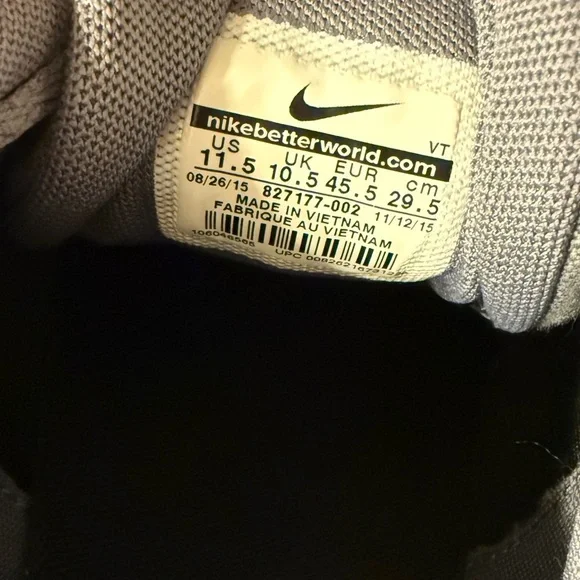 Nike 827177-002 Air Max Turbulence LS
Cool Grey 11.5 - Picture 11 of 11